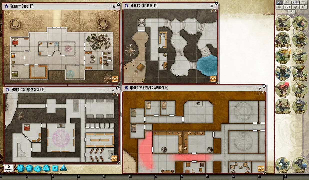 Fantasy Grounds - Pathfinder RPG - Ruins of Azlant AP 5: Tower of the Drowned Dead (PFRPG) Screenshot 2
