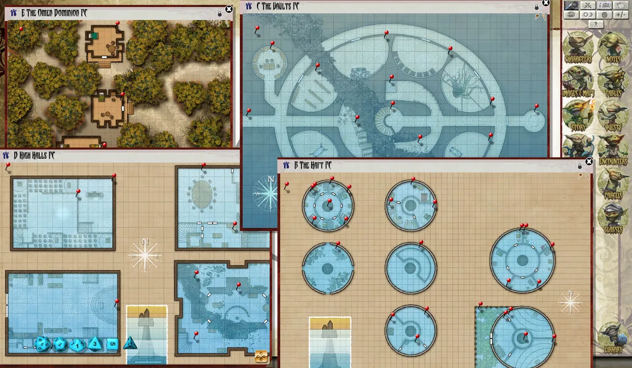 Fantasy Grounds - Pathfinder RPG - Ruins of Azlant AP 5: Tower of the Drowned Dead (PFRPG) Screenshot 3