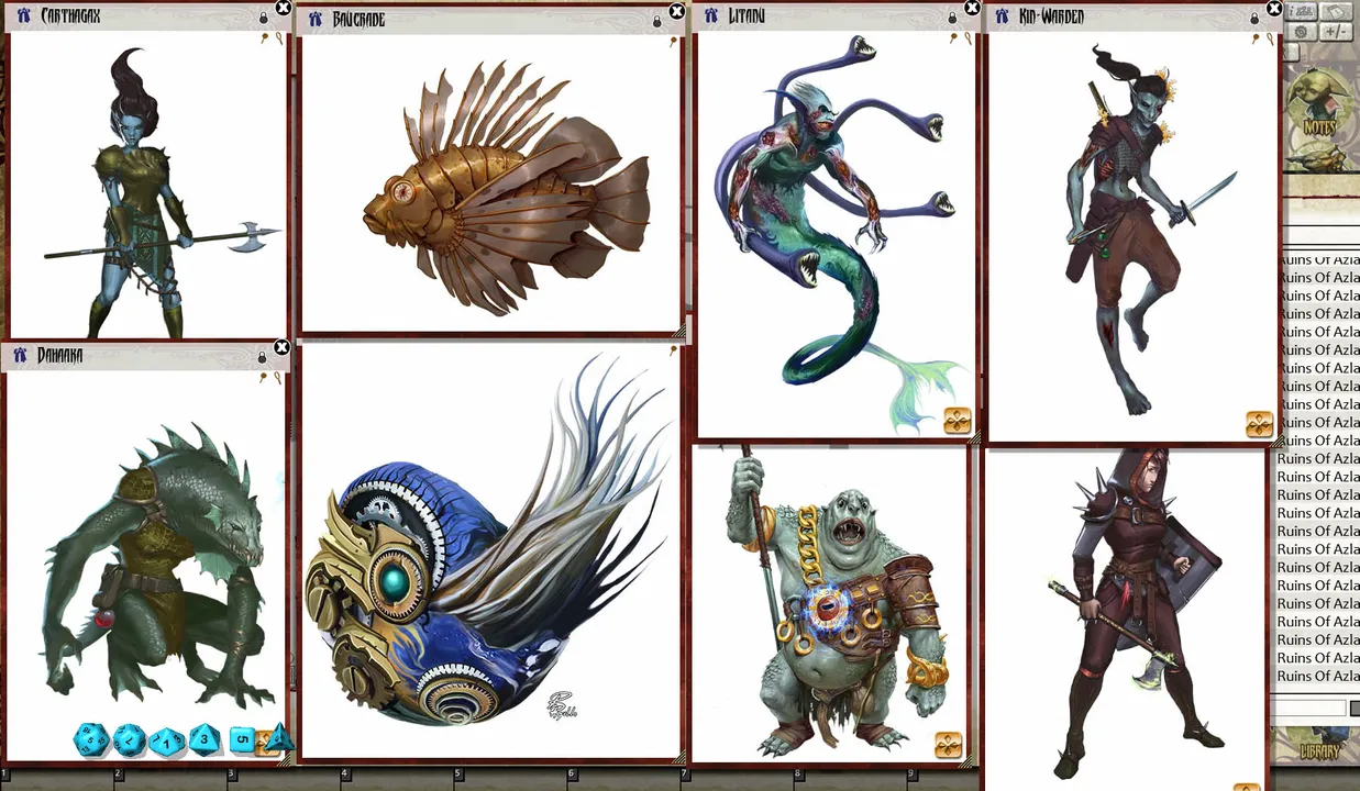 Fantasy Grounds - Pathfinder RPG - Ruins of Azlant AP 5: Tower of the Drowned Dead (PFRPG) Screenshot 0