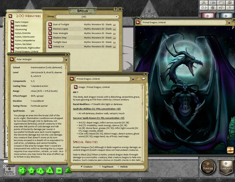 Fantasy Grounds - Mythic Monsters #32: Shadow (PFRPG) Screenshot 0