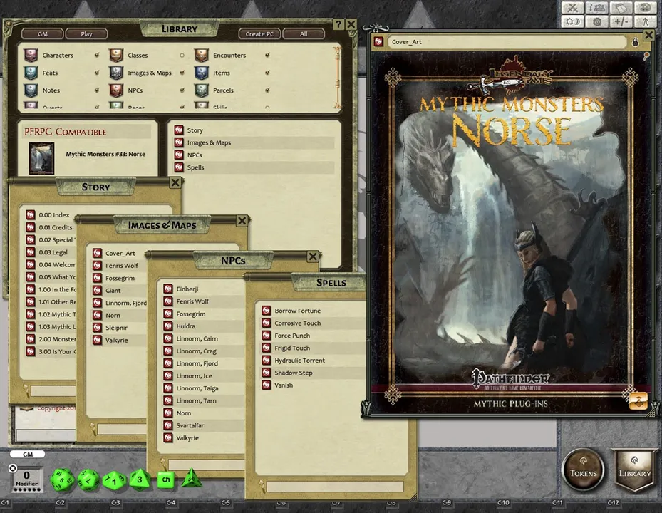 Fantasy Grounds - Mythic Monsters #33: Norse (PFRPG) Screenshot 0