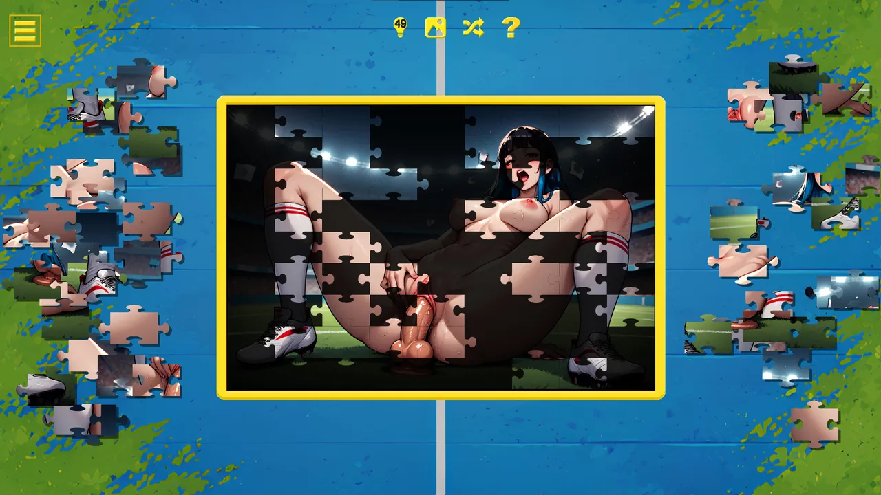 Soccer Cup Girls – Hentai Jigsaw Screenshot 8
