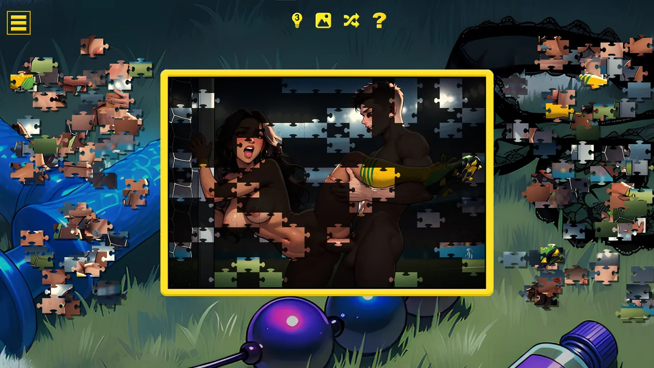 Soccer Cup Girls – Hentai Jigsaw Screenshot 2