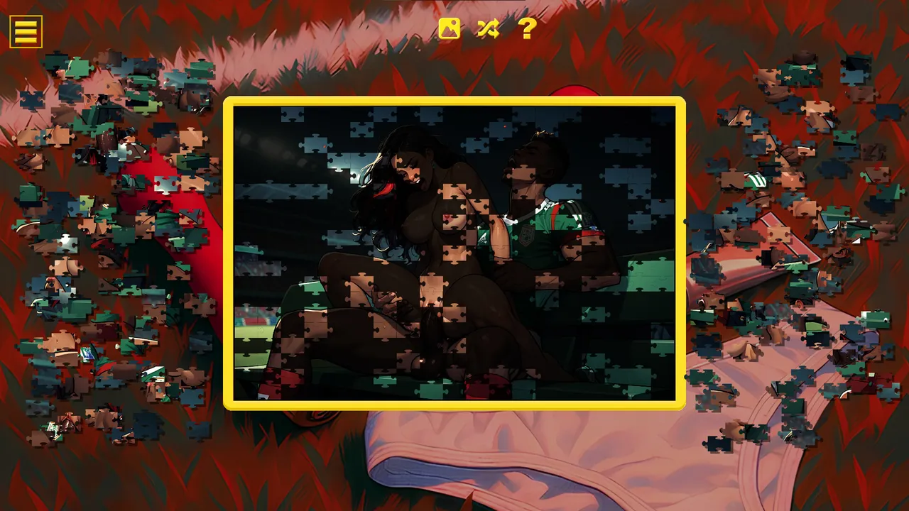 Soccer Cup Girls – Hentai Jigsaw Screenshot 0