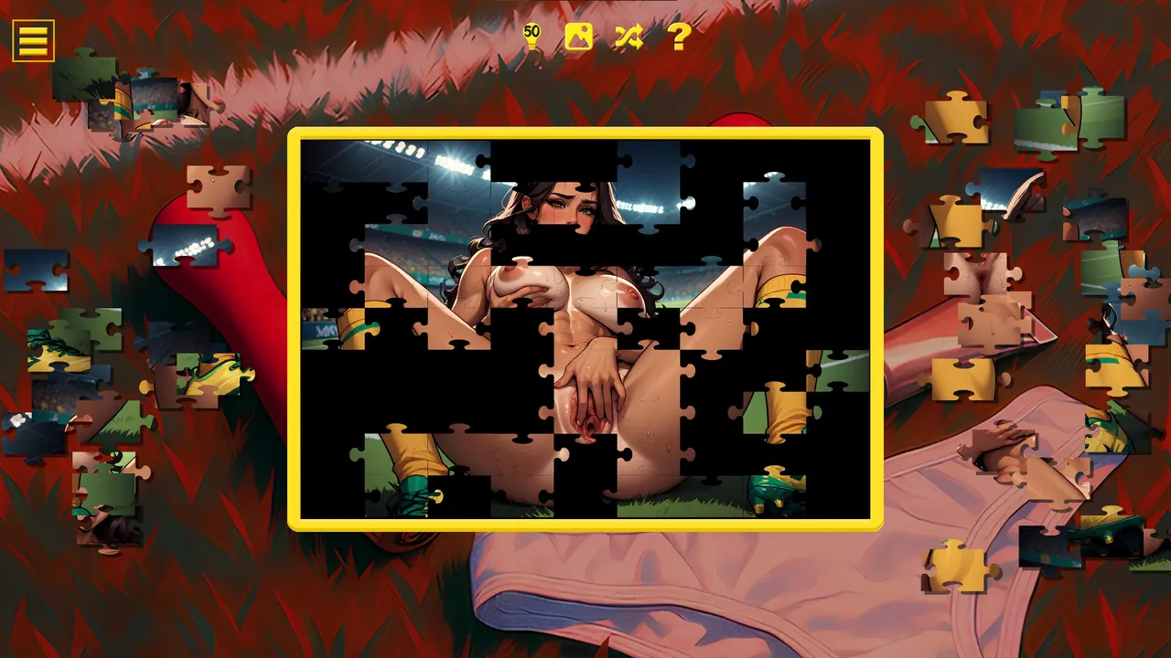 Soccer Cup Girls – Hentai Jigsaw Screenshot 6