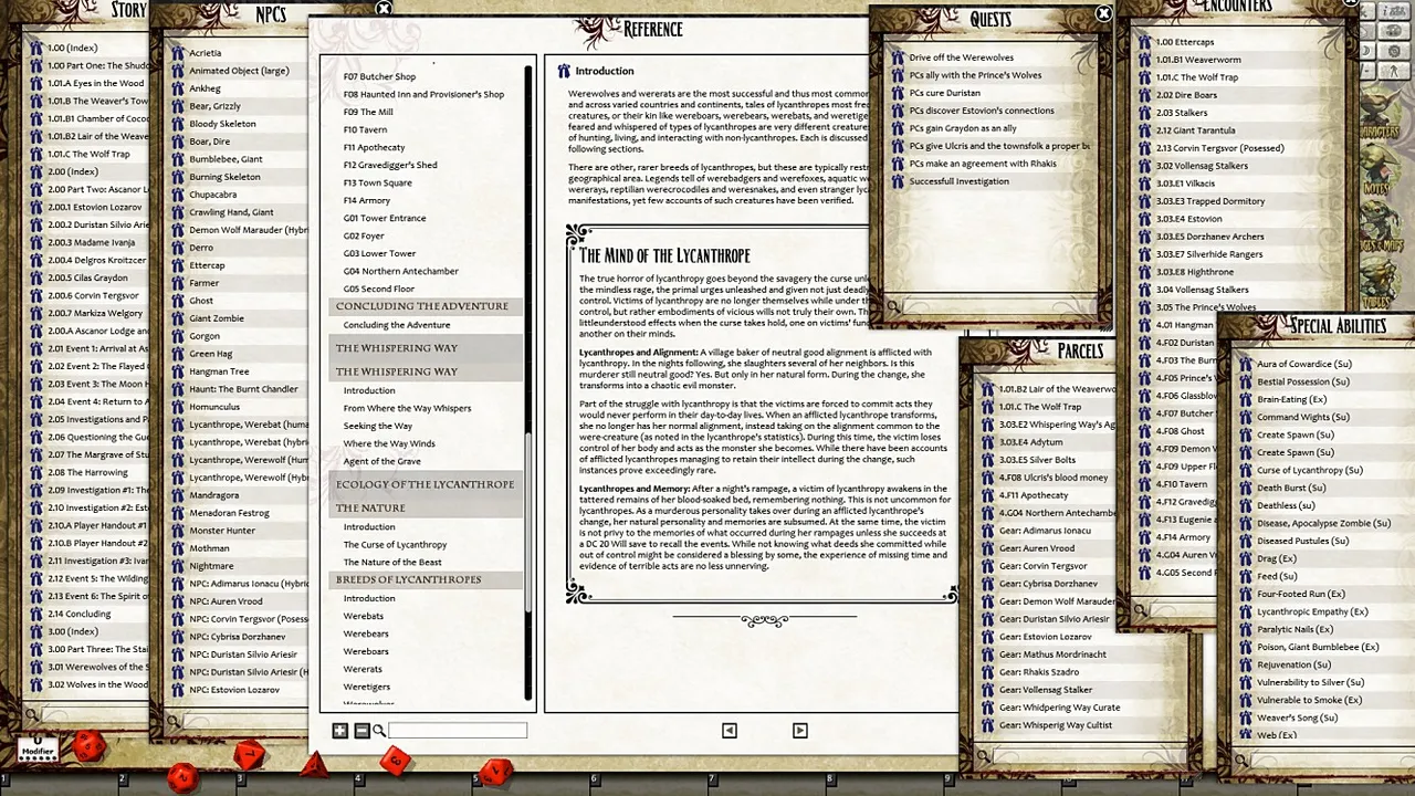 Fantasy Grounds - Pathfinder RPG - Carrion Crown AP 3: Broken Moon (PFRPG) Screenshot 3