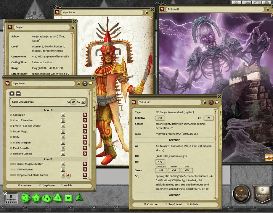 Fantasy Grounds - Mythic Monsters #36: Mesoamerica (PFRPG) Screenshot 3