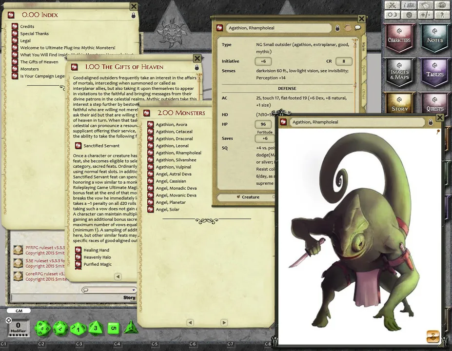 Fantasy Grounds - Mythic Monsters #30: Heavenly Host (PFRPG) Screenshot 1