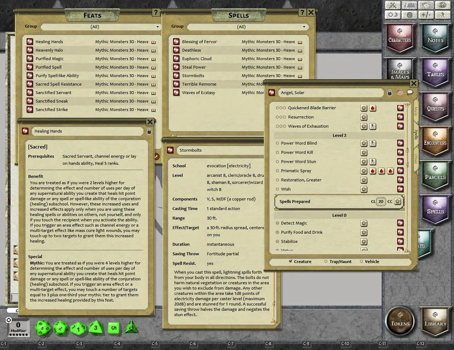 Fantasy Grounds - Mythic Monsters #30: Heavenly Host (PFRPG) Screenshot 3