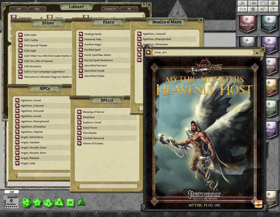 Fantasy Grounds - Mythic Monsters #30: Heavenly Host (PFRPG) Screenshot 0