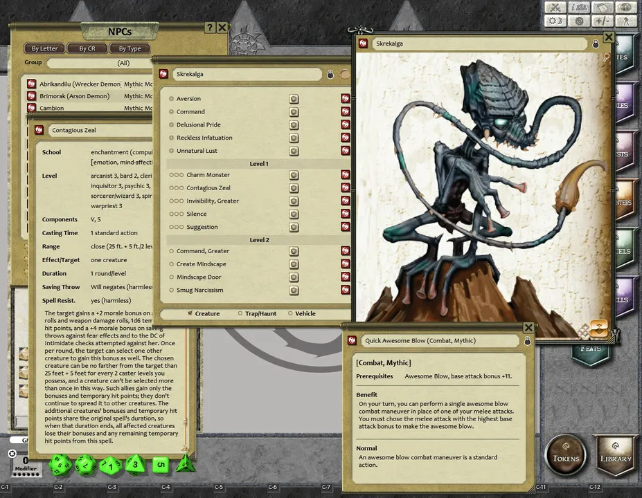 Fantasy Grounds - Mythic Monsters #35: Demons Too (PFRPG) Screenshot 2