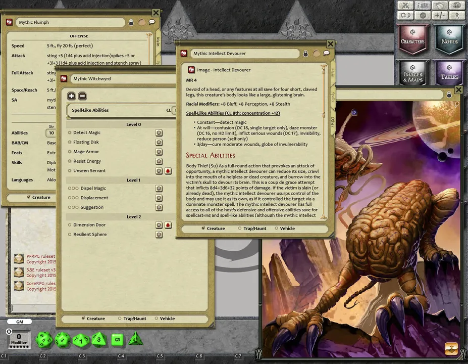 Fantasy Grounds - Mythic Monsters #17: Aliens (PFRPG) Screenshot 2