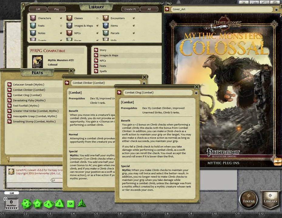 Fantasy Grounds - Mythic Monsters #27: COLOSSAL (PFRPG) Screenshot 3