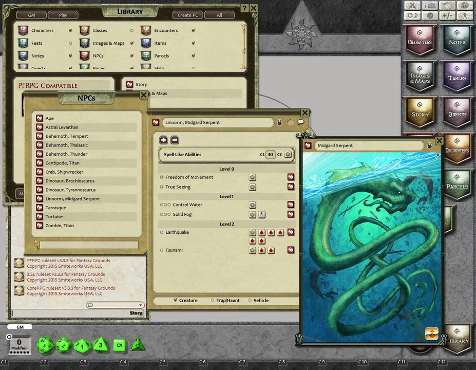 Fantasy Grounds - Mythic Monsters #27: COLOSSAL (PFRPG) Screenshot 0