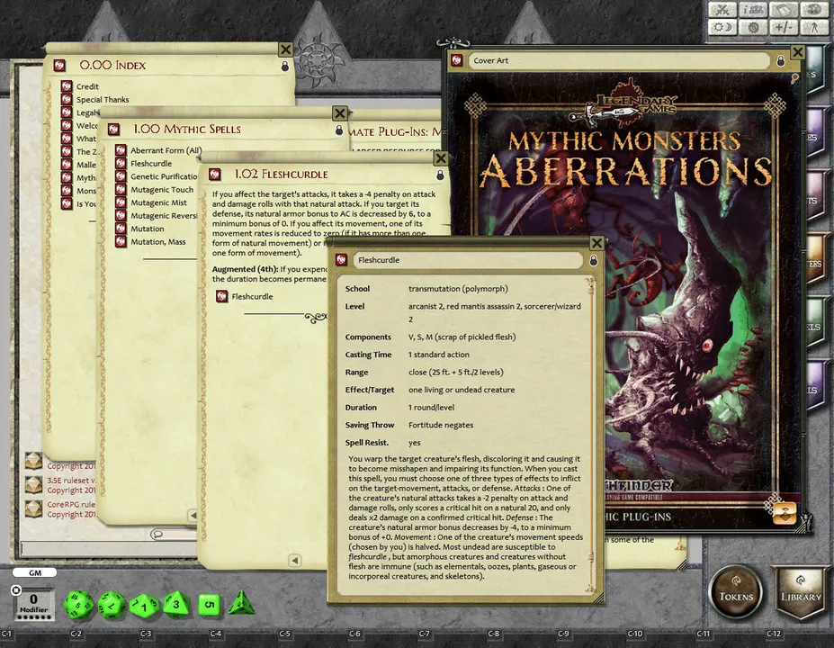 Fantasy Grounds - Mythic Monsters #18: Aberrations (PFRPG) Screenshot 3