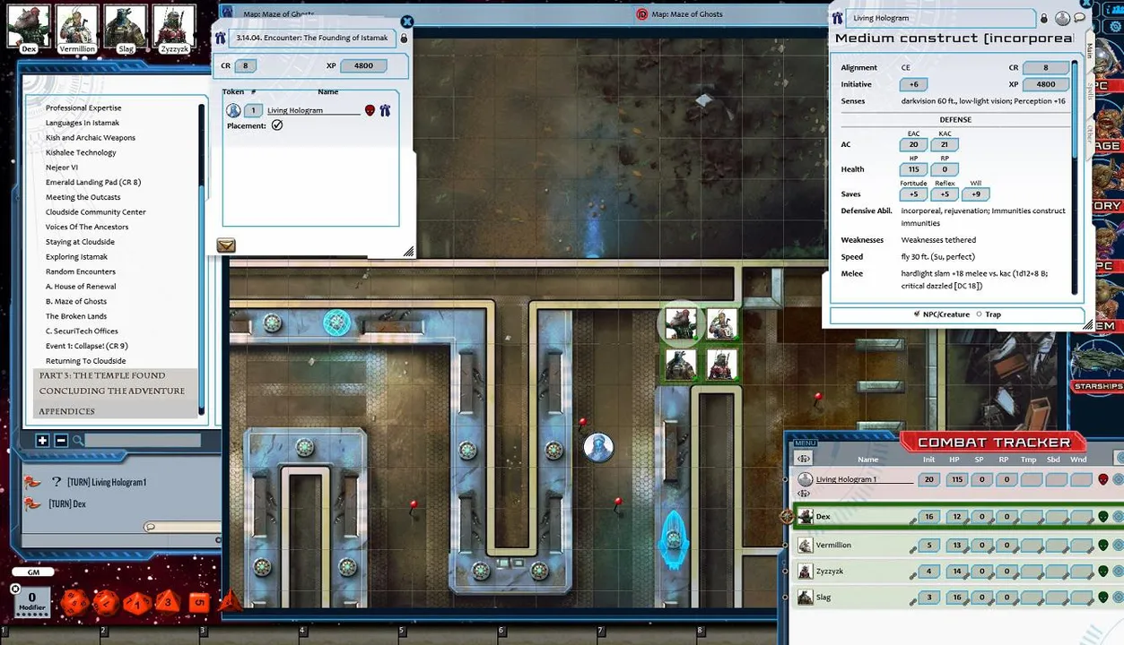 Fantasy Grounds - Starfinder RPG - Dead Suns AP 4: The Ruined Clouds (SFRPG) Screenshot 1