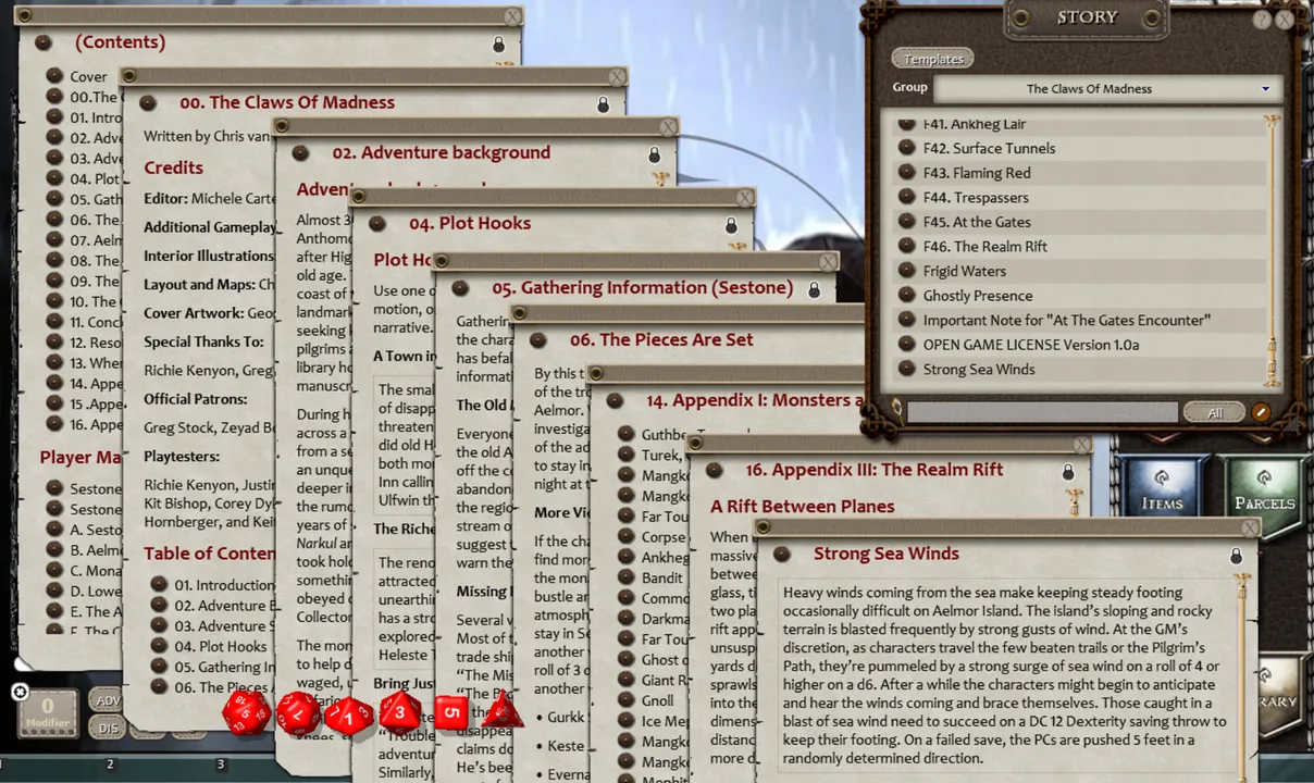 Fantasy Grounds - The Claws of Madness (5E) Screenshot 1