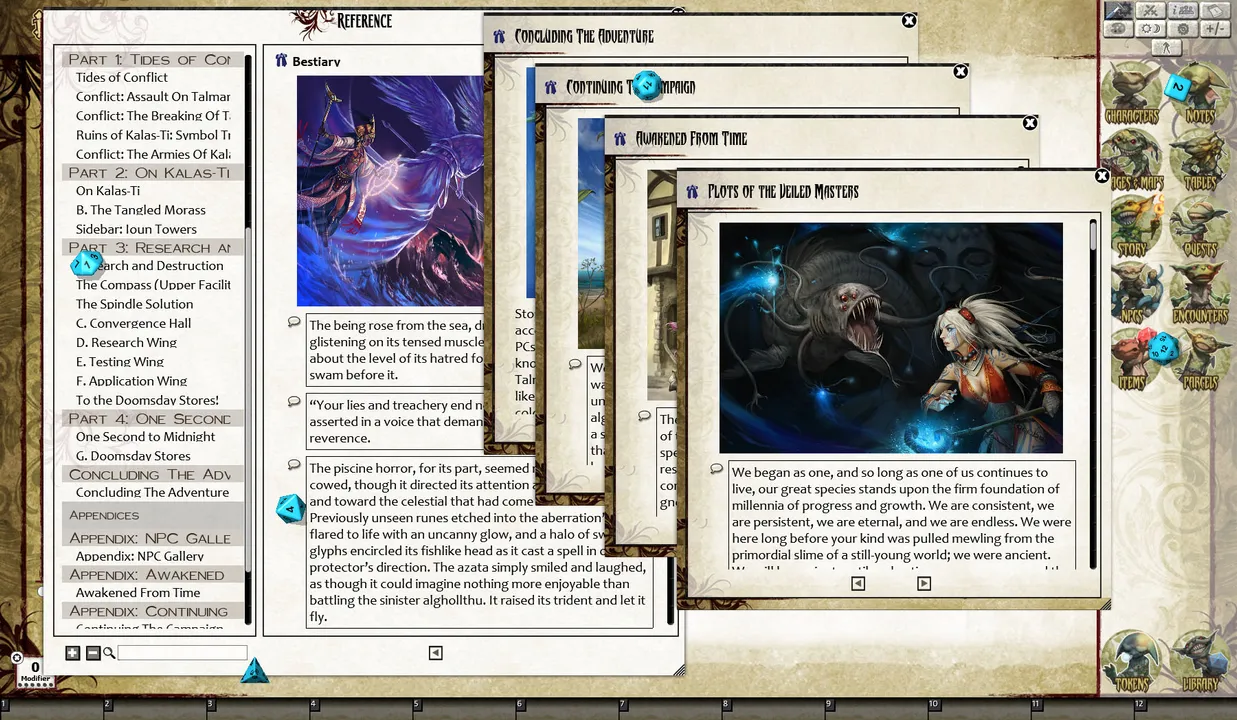 Fantasy Grounds - Pathfinder RPG - Ruins of Azlant AP 6: Beyond the Veiled Past (PFRPG) Screenshot 2