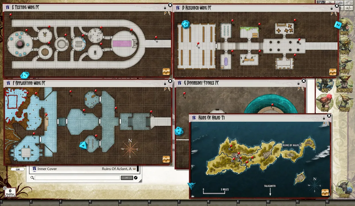 Fantasy Grounds - Pathfinder RPG - Ruins of Azlant AP 6: Beyond the Veiled Past (PFRPG) Screenshot 3