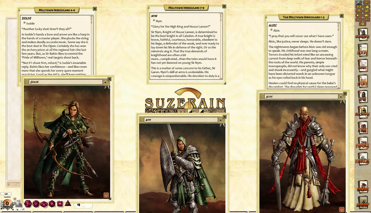 Fantasy Grounds - Suzerain: Caladon Falls Intro Pack (Savage Worlds) Screenshot 3