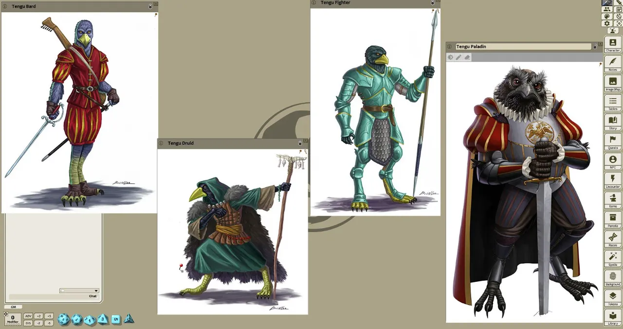 Fantasy Grounds - Book of Heroic Races: Player Races 1 (5E) Screenshot 1
