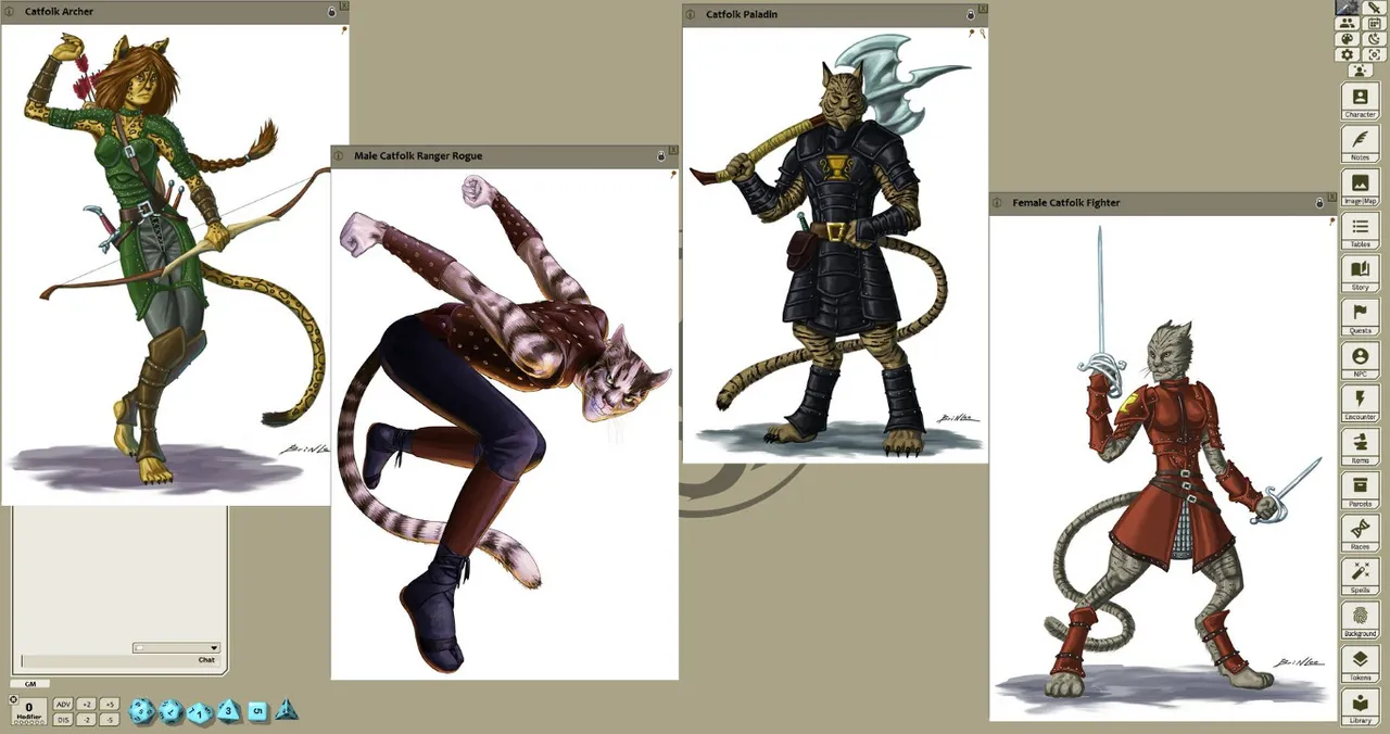 Fantasy Grounds - Book of Heroic Races: Player Races 1 (5E) Screenshot 0