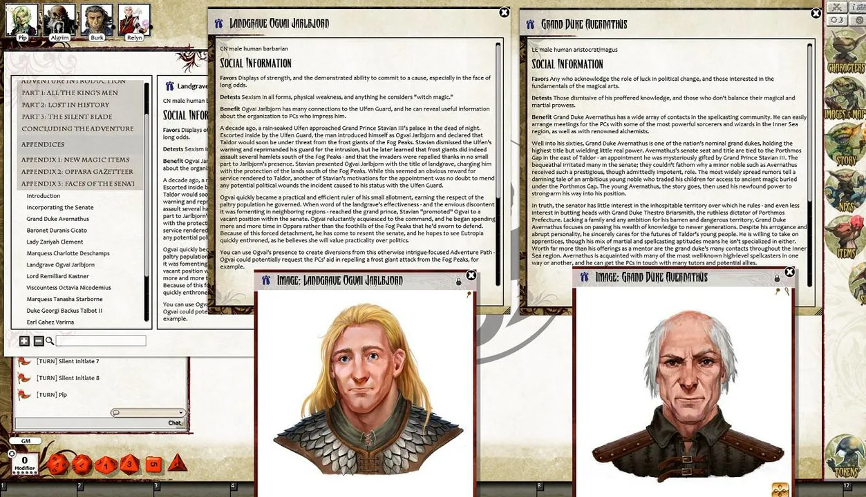 Fantasy Grounds - Pathfinder RPG - War for the Crown AP 1: Crownfall (PFRPG) Screenshot 6