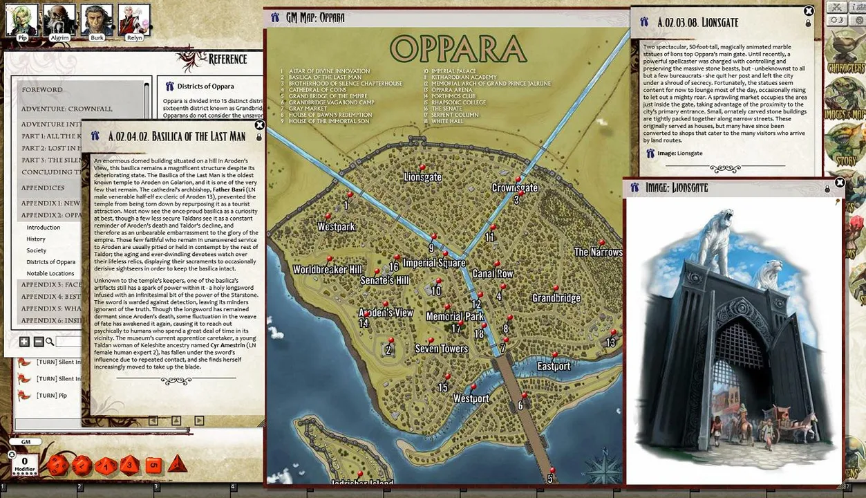 Fantasy Grounds - Pathfinder RPG - War for the Crown AP 1: Crownfall (PFRPG) Screenshot 5
