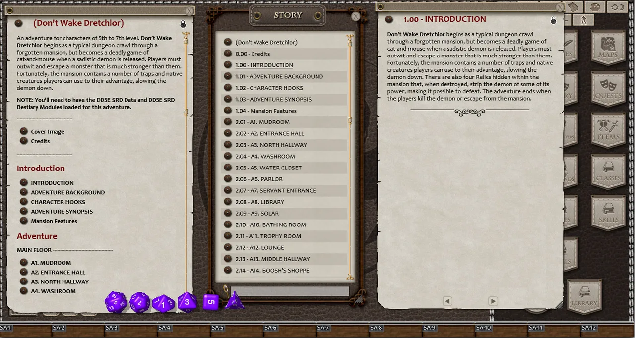Fantasy Grounds - Don't Wake Dretchlor (5E) Screenshot 3