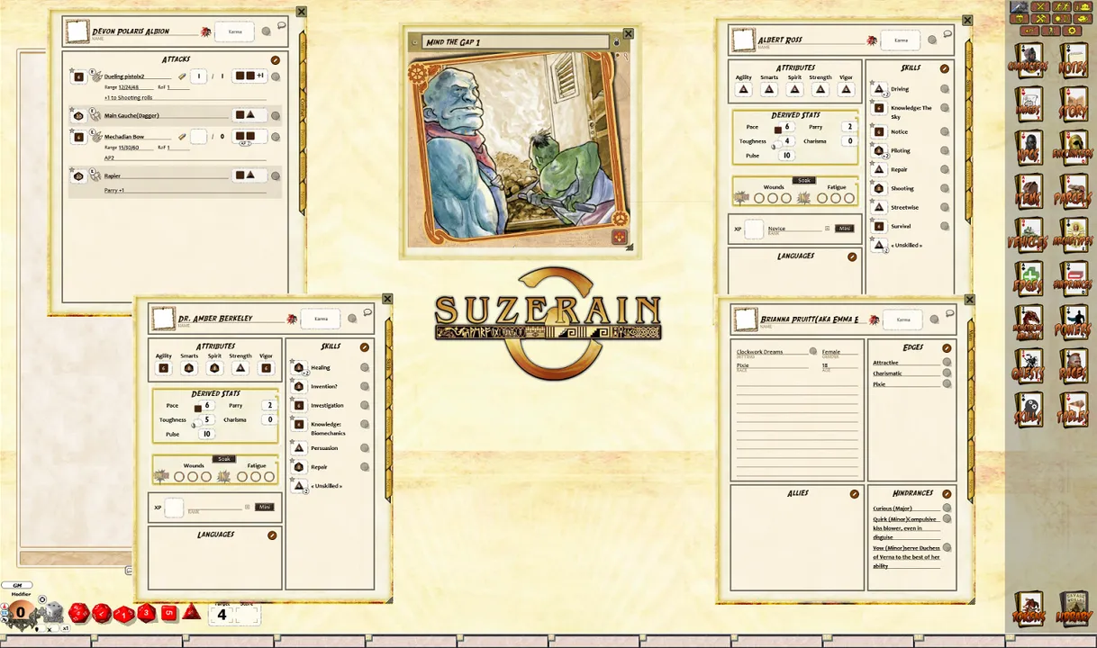 Fantasy Grounds - Clockwork Dreams Intro Pack (Savage Worlds) Screenshot 0