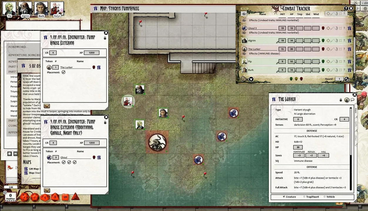 Fantasy Grounds - Pathfinder RPG - War for the Crown AP 2: Songbird, Scion, Saboteur (PFRPG) Screenshot 4
