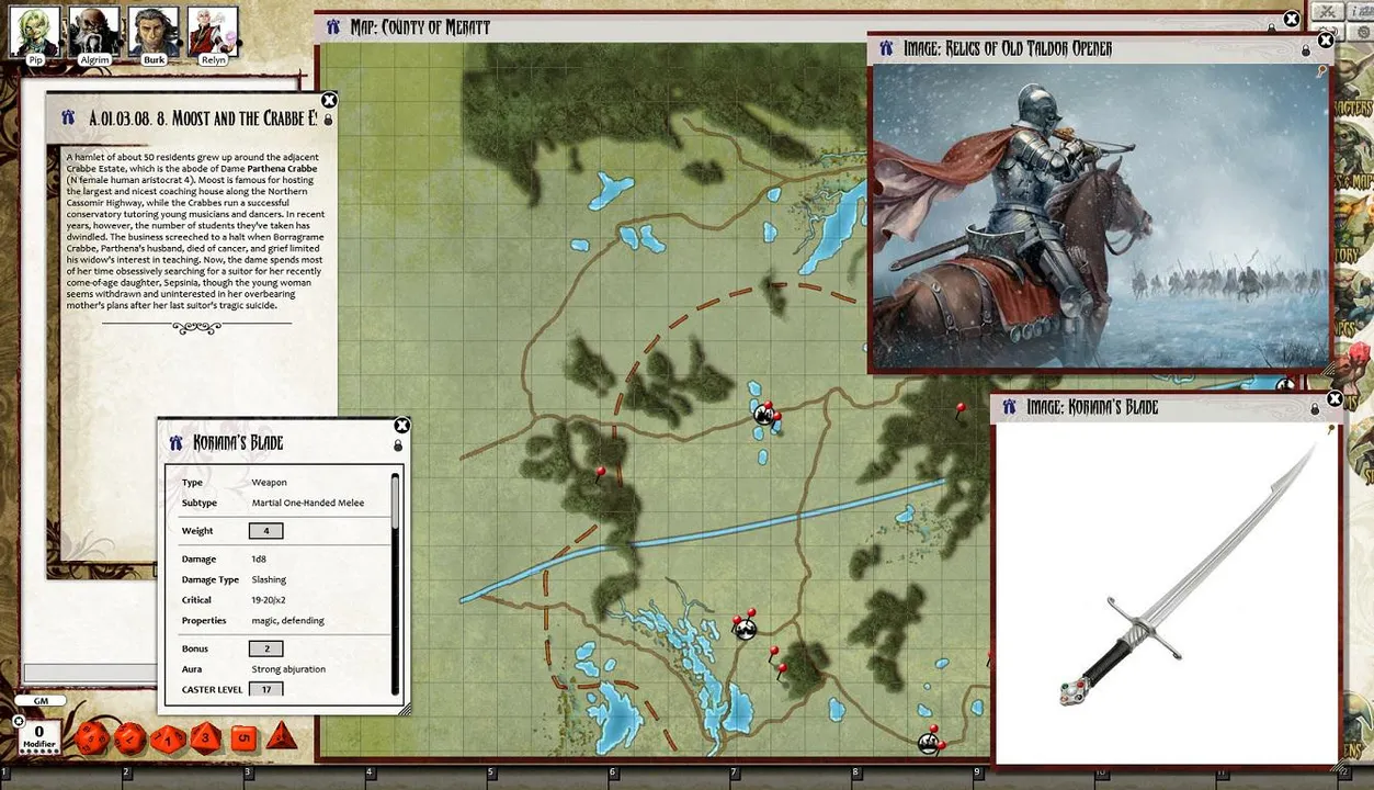 Fantasy Grounds - Pathfinder RPG - War for the Crown AP 2: Songbird, Scion, Saboteur (PFRPG) Screenshot 0