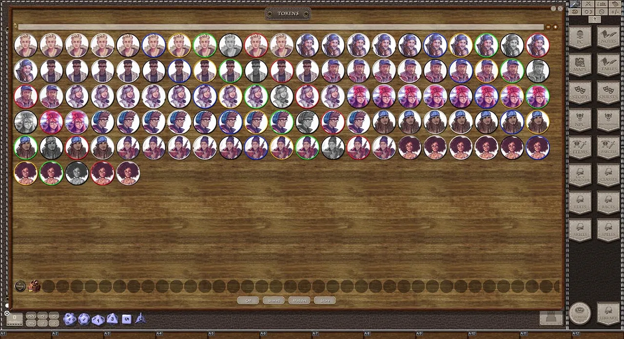 Fantasy Grounds - Moderns Vol 01 (Token Pack) Screenshot 2