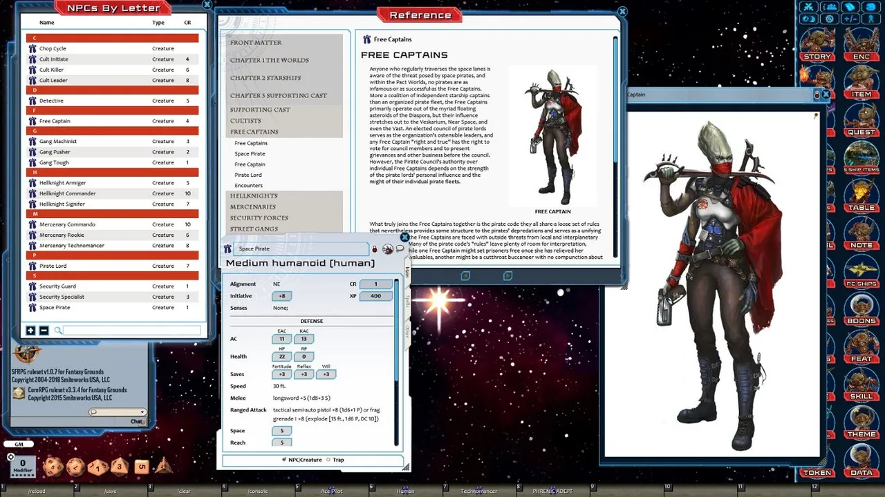Fantasy Grounds - Starfinder RPG - Pact Worlds (SFRPG) Screenshot 2