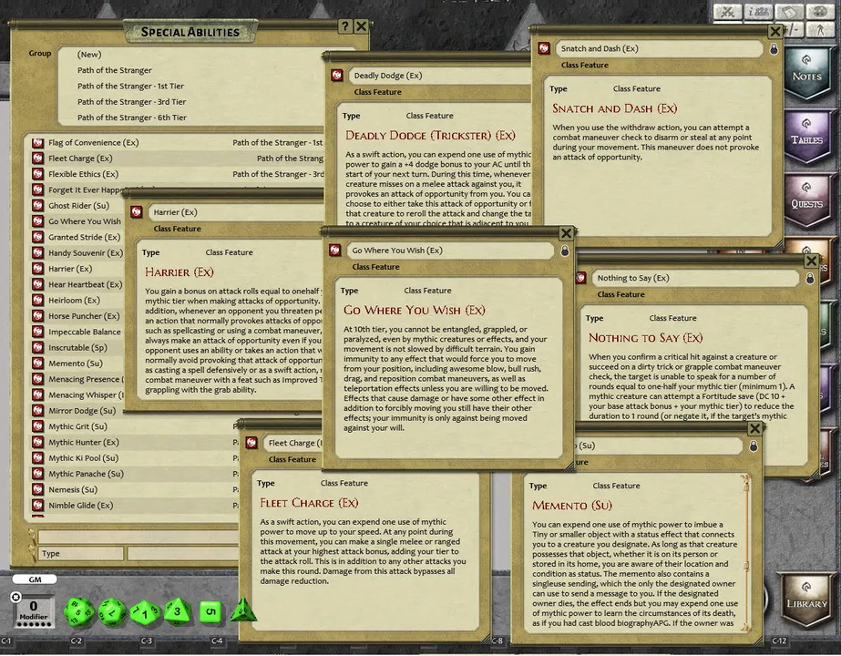 Fantasy Grounds - Path of the Stranger (PFRPG) Screenshot 3