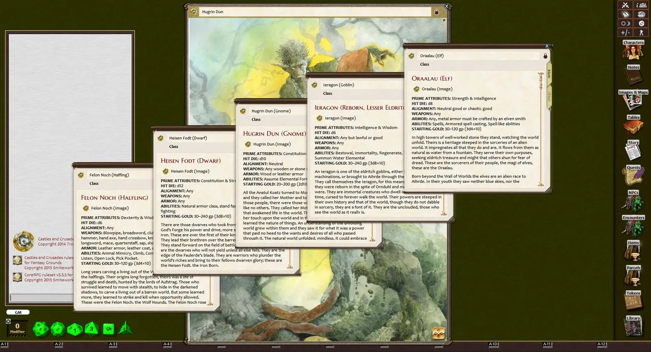Fantasy Grounds - Players Guide to Aihrde (Castles & Crusades) Screenshot 4