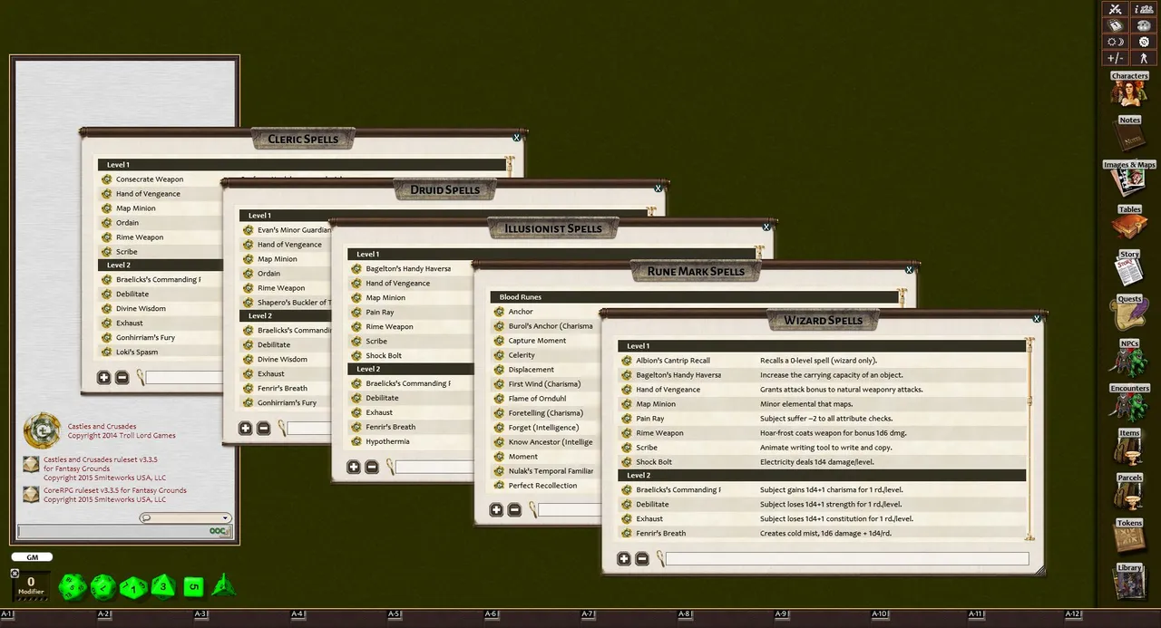 Fantasy Grounds - Players Guide to Aihrde (Castles & Crusades) Screenshot 1
