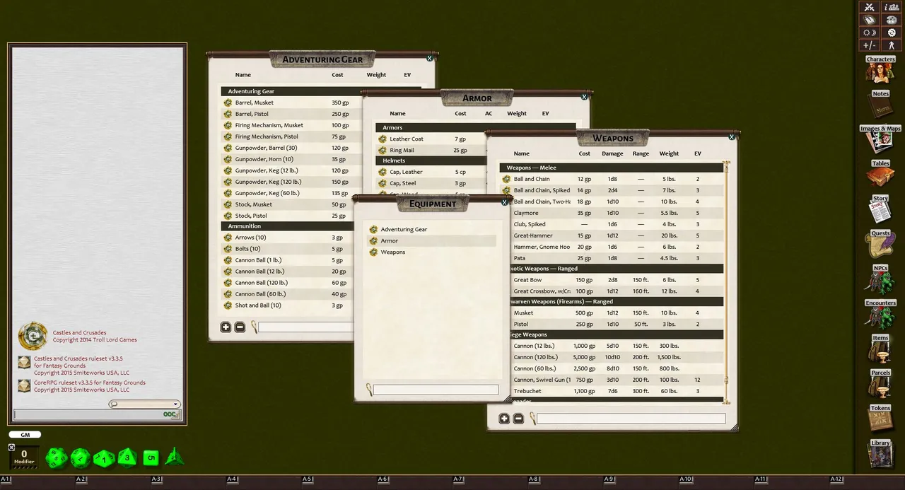 Fantasy Grounds - Players Guide to Aihrde (Castles & Crusades) Screenshot 0