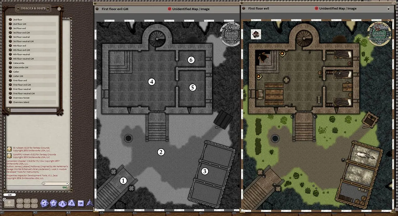 Fantasy Grounds - Magicians Tower (Map Pack) Screenshot 3