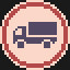 Killed by a truck icon