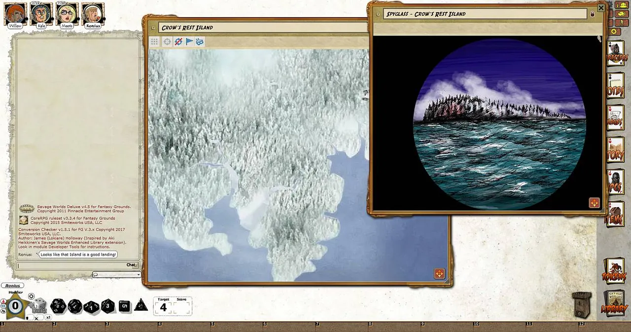 Fantasy Grounds - A00: Crow's Rest Island (Savage Worlds) Screenshot 1