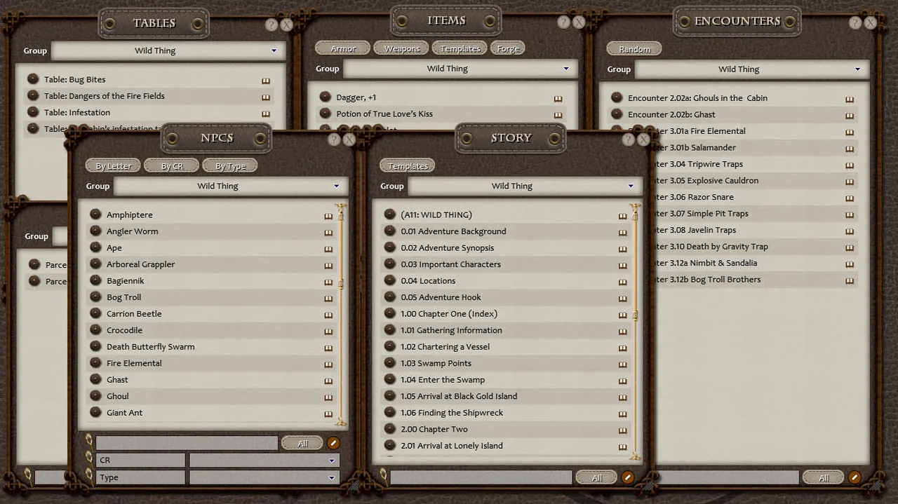 Fantasy Grounds - A11: Wild Thing (5E) Screenshot 1