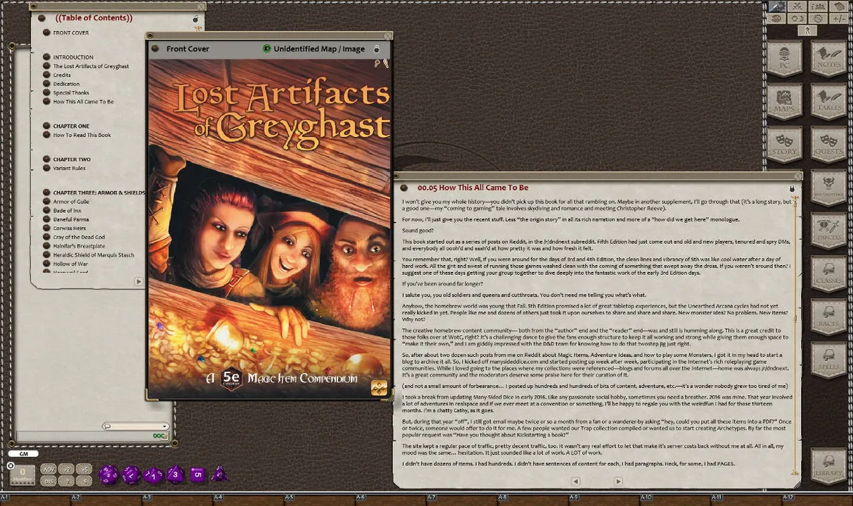 Fantasy Grounds - Lost Artifacts of Greyghast (5E) Screenshot 3
