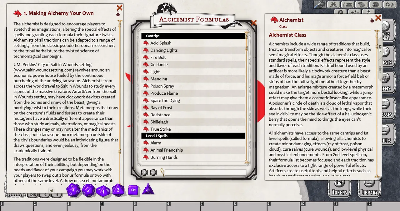 Fantasy Grounds - Alchemist (5E) Screenshot 3