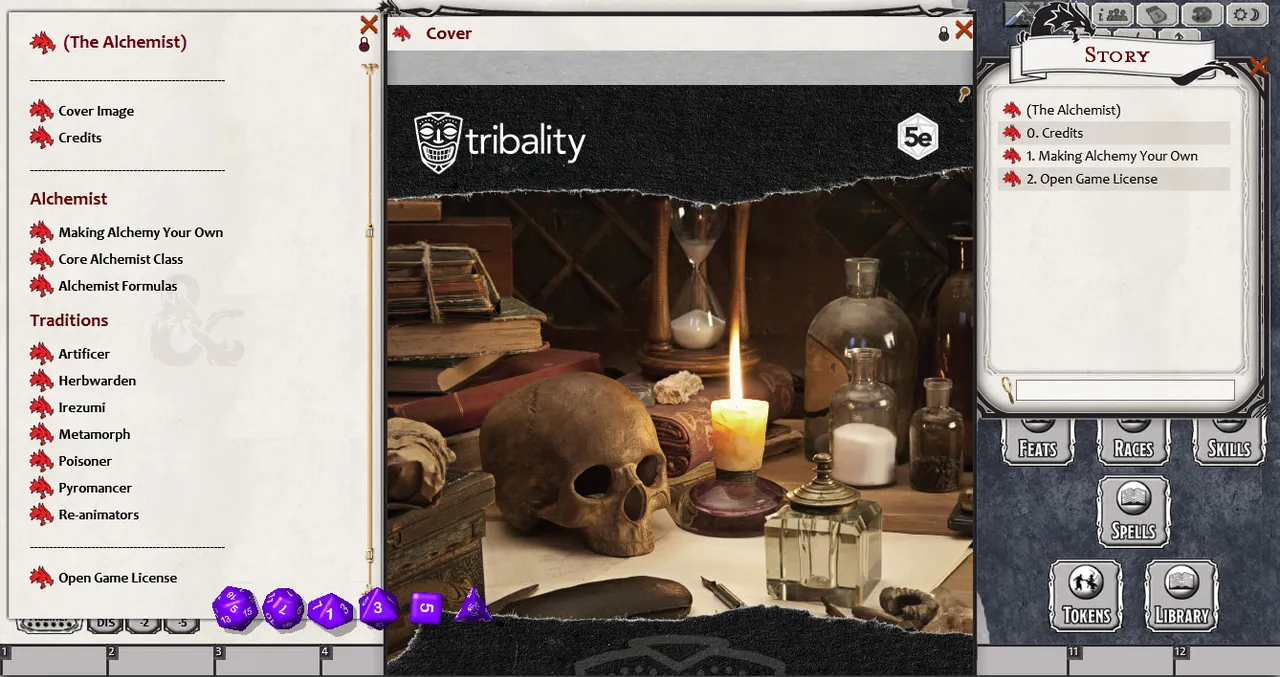 Fantasy Grounds - Alchemist (5E) Screenshot 1