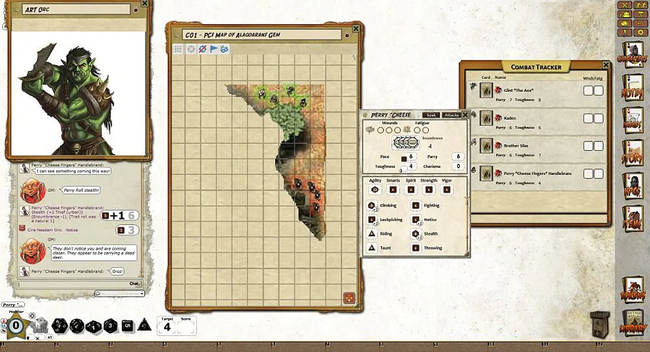 Fantasy Grounds - C01: Alagoran's Gem (Savage Worlds) Screenshot 0