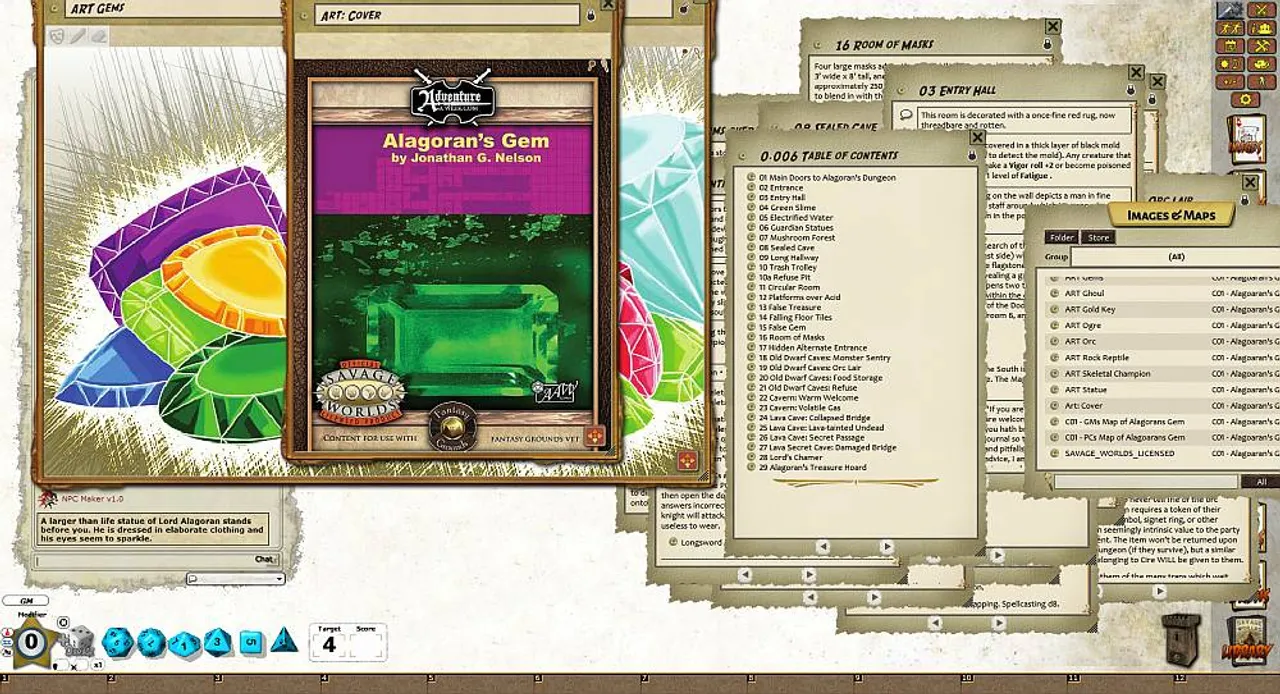 Fantasy Grounds - C01: Alagoran's Gem (Savage Worlds) Screenshot 3