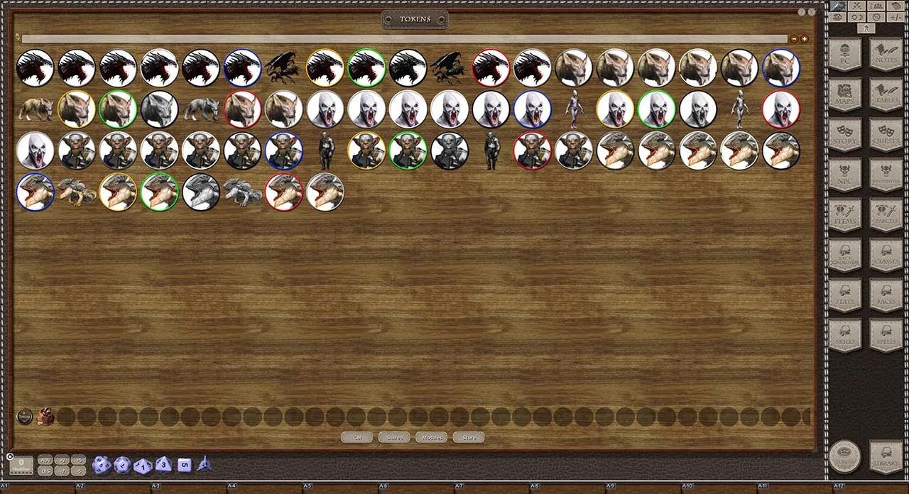 Fantasy Grounds - Creatures A-Z, Volume 3 (Token Pack) Screenshot 1