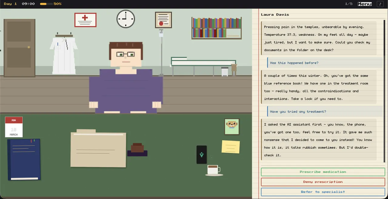 Physician Simulator Demo Screenshot 0