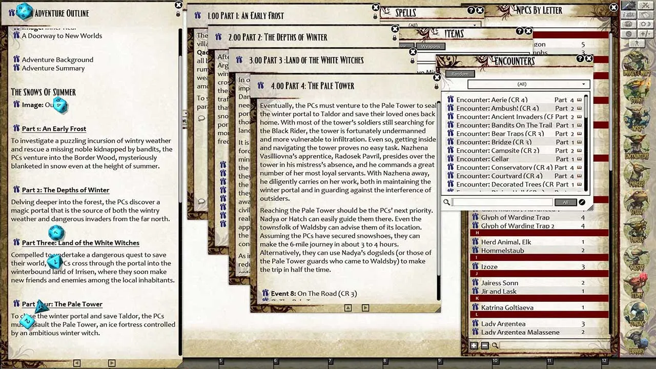 Fantasy Grounds - Pathfinder RPG - Reign of Winter AP 1: The Snows of Summer (PFRPG) Screenshot 3